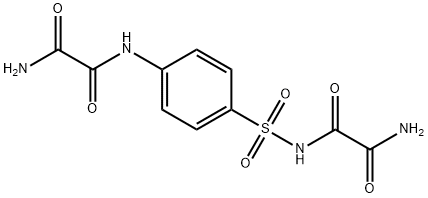 ((4-((Aminooxoacetyl)amino)phenyl)sulfonyl)ethanediamide Struktur