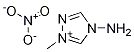 4-aMino-1-Methyl-4H-1,2,4-triazol-1-iuM nitrate|1H-1,2,4-三氮唑IUM, 4-氨基-1-甲基-硝酸盐