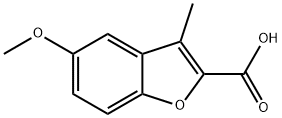 5-METHOXY-3-METHYL-BENZOFURAN-2-CARBOXYLIC ACID Structure