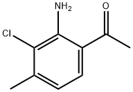Ethanone,1-(2-amino-3-chloro-4-methylphenyl)- Struktur