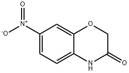 7-ニトロ-2H-1,4-ベンゾキサジン-3(4H)-オン 化学構造式