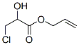 Propanoic  acid,  3-chloro-2-hydroxy-,  2-propenyl  ester  (9CI) 结构式