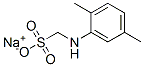 [(2,5-ジメチルフェニル)アミノ]メタンスルホン酸ナトリウム 化学構造式