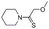 Piperidine,  1-(2-methoxy-1-thioxoethyl)-  (9CI) Struktur