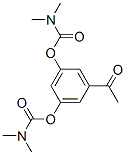 5-acetyl-1,3-phenylene bis(dimethylcarbamate) Structure