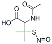 S-Nitroso-N-acetyl-DL-penicillamine Struktur