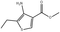 Methyl 4-amino-5-ethyl-3-thiophenecarboxylate Structure