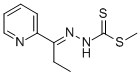 Hydrazinecarbodithioic acid, [1-(2-pyridinyl)propylidene]-, methyl ester Structure