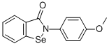 2-(4-Methoxyphenyl)-1,2-benzisoselenazol-3(2H)-one Struktur