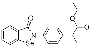 ethyl 2-[4-(7-oxo-9-selena-8-azabicyclo[4.3.0]nona-1,3,5-trien-8-yl)ph enyl]propanoate Structure