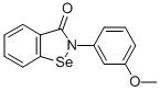 2-(3-甲氧基苯基)-1,2-苯并硒唑-3-酮, 81743-98-8, 结构式