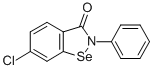 1,2-Benzisoselenazol-3(2H)-one, 6-chloro-2-phenyl- Structure