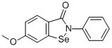 1,2-Benzisoselenazol-3(2H)-one, 6-methoxy-2-phenyl- Structure