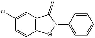 1,2-Benzisoselenazol-3(2H)-one, 5-chloro-2-phenyl- Struktur