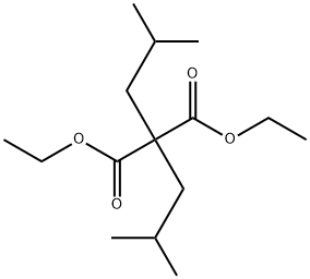 ジイソブチルマロン酸 ジエチル 化学構造式