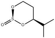1,3,2-Dioxathiane,4-(1-methylethyl)-,2-oxide,cis-(9CI) Structure