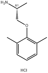 (-)-(R)-Mexiletine hydrochloride, 81771-86-0, 结构式