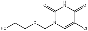 5-CHLORO-1-(2-HYDROXY-ETHOXYMETHYL)-1H-PYRIMIDINE-2,4-DIONE Structure