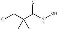 3-CHLORO-N-HYDROXY-2,2-DIMETHYL-PROPANAMIDE Structure