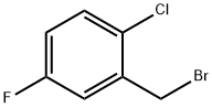 2-Chloro-5-fluorobenzyl bromide Struktur