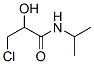 Propanamide,  3-chloro-2-hydroxy-N-(1-methylethyl)- Structure
