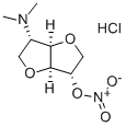 L-Iditol, 1,4:3,6-dianhydro-2-deoxy-2-(dimethylamino)-, 5-nitrate, mon ohydrochloride Struktur