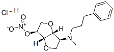 [(1S,2S,5R,6S)-6-(methyl-(3-phenylpropyl)amino)-4,8-dioxabicyclo[3.3.0 ]oct-2-yl] nitrate hydrochloride Structure