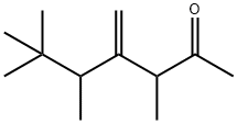 3,5,6,6-tetramethyl-4-methyleneheptan-2-one  Structure