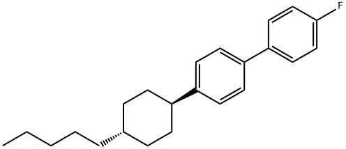 4-Fluoro-4'-(4-n-pentylcyclohexyl)biphenyl Struktur