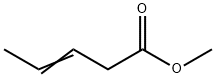 3-PENTENOIC ACID METHYL ESTER Structure