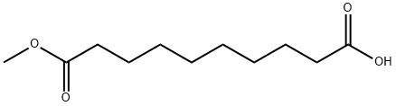 癸二酸单甲酯, 818-88-2, 结构式