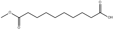 SEBACIC ACID MONOMETHYL ESTER Struktur