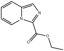 イミダゾ[1,5-A]ピリジン-3-カルボン酸エチル 化学構造式