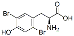 L-Tyrosine, 2,5-dibromo- Struktur