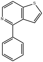 4-フェニルチエノ[3,2-C]ピリジン 化学構造式