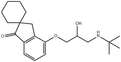 LI 32468|4'-[3-[(叔丁基)氨基]-2-羟基丙氧基]螺[环己烷-1,2'-[2H]茚]-1'(3'H)-酮
