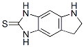 Pyrrolo[2,3-f]benzimidazole-2(1H)-thione, 3,5,6,7-tetrahydro- (9CI) Structure