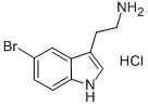 5-溴色胺盐酸盐,81868-12-4,结构式
