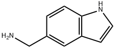5-(アミノメチル)インドール 化学構造式