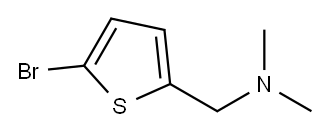 5-BROMO-N,N-DIMETHYL-2-THIOPHENEMETHAN AMINE, 81882-03-3, 结构式
