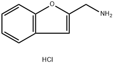 (1-ベンゾフラン-2-イルメチル)アミン HYDROCHLORIDE 化学構造式