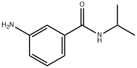 3-氨基-N-(异丙基)苯甲酰胺, 81882-62-4, 结构式