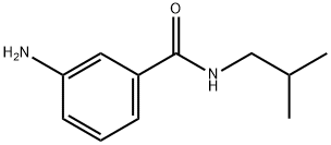 3-氨基-N-异丁基苯甲酰胺, 81882-64-6, 结构式