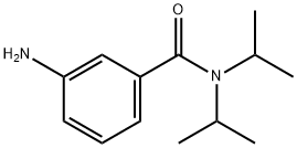 3-アミノ-N,N-ジイソプロピルベンズアミド 化学構造式