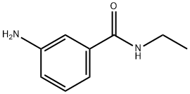 3-アミノ-N-エチルベンズアミド 化学構造式