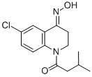 6-Chloro-1-(3-methyl-1-oxobutyl)-2,3-dihydro-4(1H)-quinolinone 4-oxime Structure