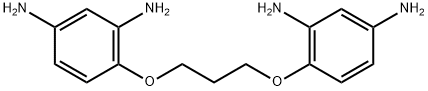 4,4'-(1,3-プロパンジイルビスオキシ)ビス(1,3-ベンゼンジアミン) 化学構造式