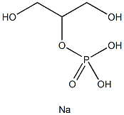 beta-甘油磷酸钠(五水) 结构式