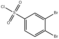 3,4-ジブロモベンゼンスルホニルクロリド 化学構造式