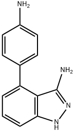 4-(4-氨基苯基)-1H-吲唑-3-胺 结构式